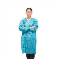 Wegwerp beschermende laboratoriumjas