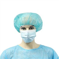 Satijn Gevoerde Bouffant Scrub Cap